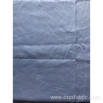 Polyester white 3d emboss fabric for home textile